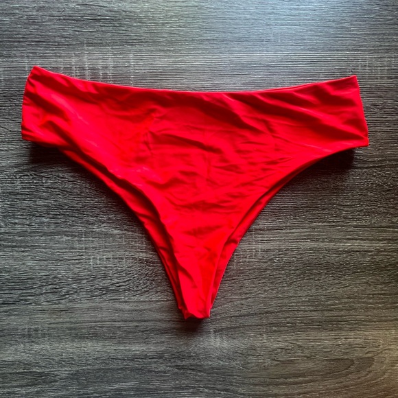 LIZAFUL Other - Pre-loved Red Women's Swim Bottom